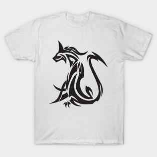 Wild Cat Tattoo Art T-Shirt